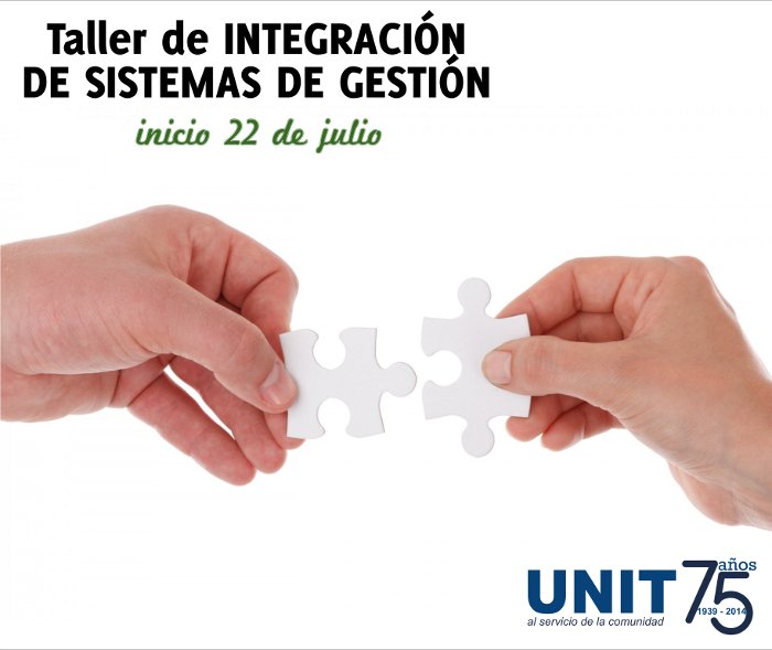 Afiche promocional de Taller de Integraci&oacute;n de Sistemas de Gesti&oacute;n