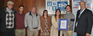 En la Imagen: Gustavo Ciocca, Director; Carlos Pérez, Director; Emiliano Ciocca; Diego Pérez, Jefe de producción Marketing y ventas; Lorena Pérez, Jefe de Admin. y Finanzas Capital Humano; Grisel Podestá, Contador Interno; Ing. Pablo J. Benia, Director de