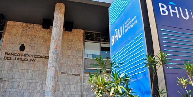 fachada del banco hipotecario del uruguay