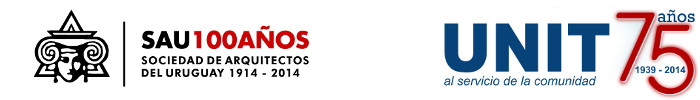 Logo de la SAU y log de UNIT conmemorando sus 75 a&ntilde;os