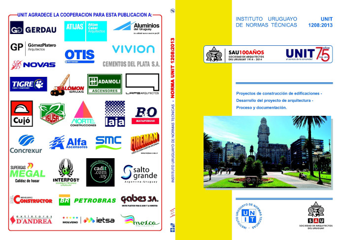 Tapa y Contratapa de la Edici&oacute;n Especial de la Norma UNIT 1208:2013