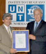 Acad. Ing. Pablo J. Benia junto a Julio C. Danners