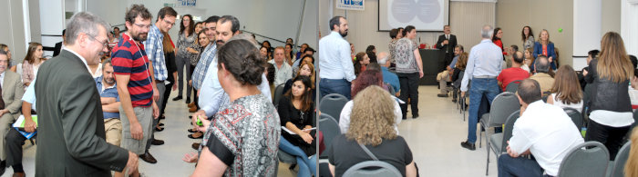 Alumnos participando de la din&aacute;mica del curso