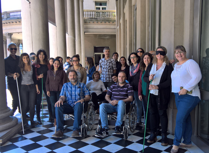 Participantes del curso de Accesibilidad al Medio Físico