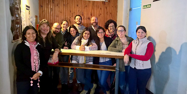 participantes y docente del curso