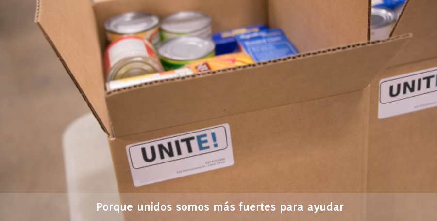 UNITE! Porque unidos somos m&aacute;s fuertes para ayudar
